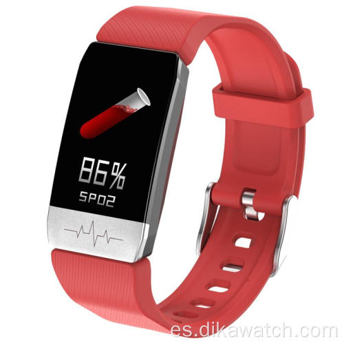 Pulsera inteligente Bluetooth impermeable con monitorización deportiva T1S